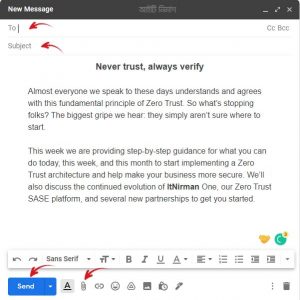 কম্পিউটারে ইমেইল পাঠানোর নিয়ম