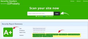 ওয়েবসাইট HTTP Security Headers চেকার টুলস