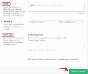 ফাইভাবে কিভাবে গিগ তৈরি করতে হয়